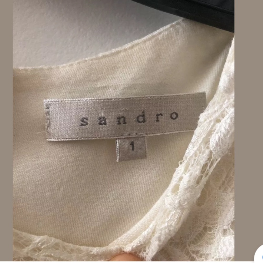 Sandro Lace Dress Sz 1 - Picture 4 of 16